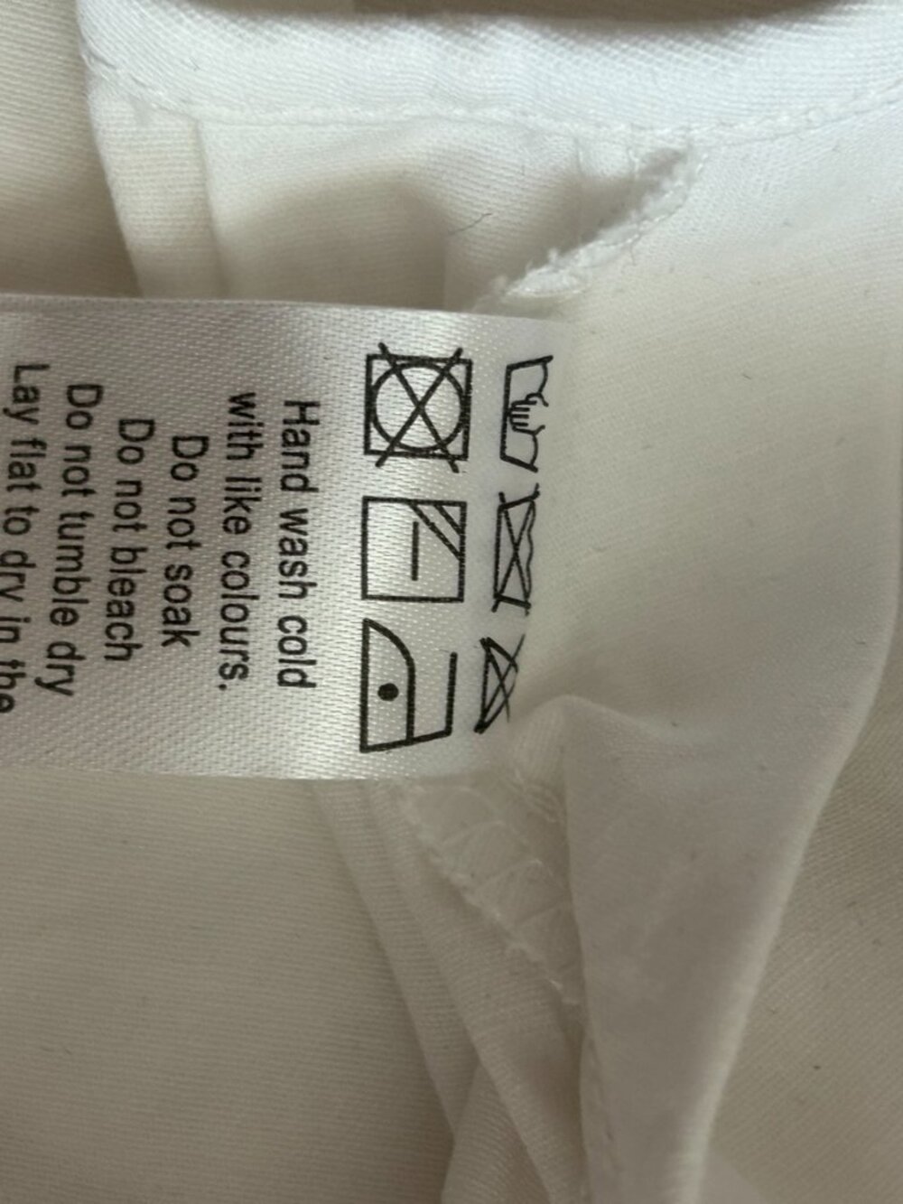 Lioness White Cropped Tie Front & Back Shirt XS - Picture 7 of 8